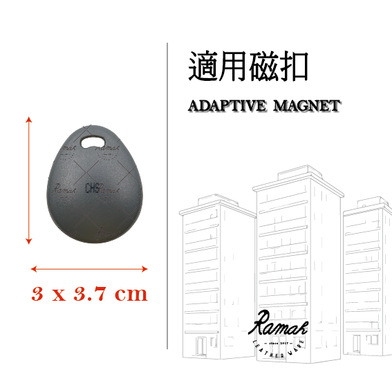 Airtag 質感上市 真皮 大樓磁扣套 門禁卡 感應卡 水滴型 SOYAL