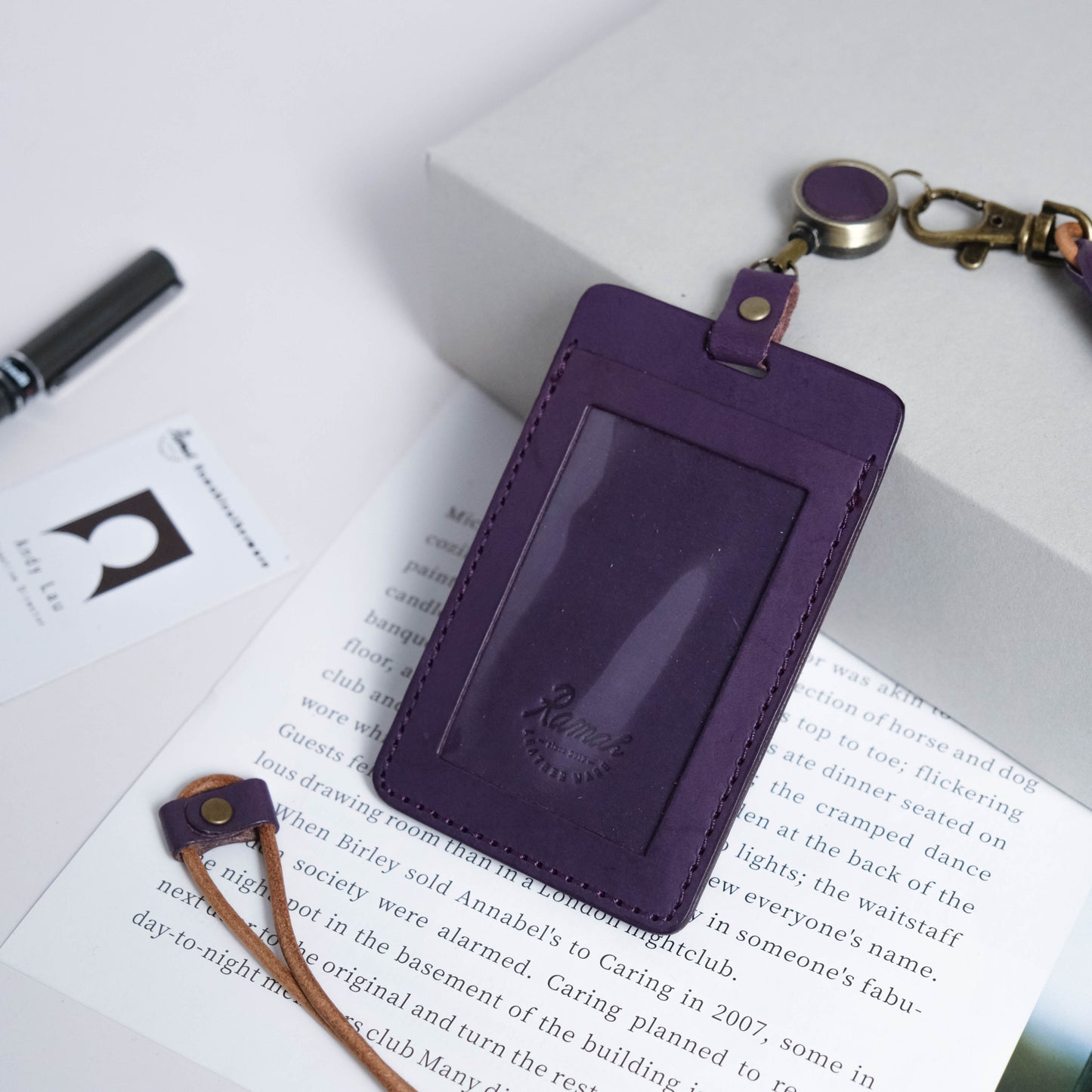 【免費刻字】 直式 識別證卡套 證件套