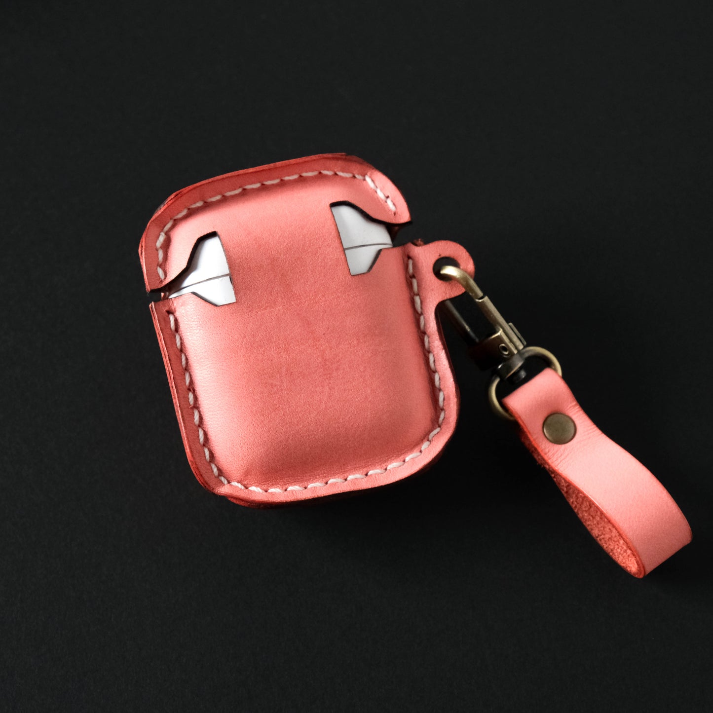 皮革耳機套 適用 AirPods全系列 Pro2/Pro/3/ 耳機手工皮革保護套