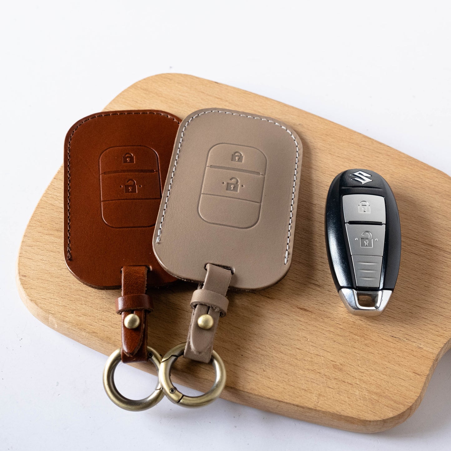 【拉瑪皮革】 SUZUKI SX4 鑰匙皮套｜皮革鑰匙套｜汽車鑰匙套 ｜ 真皮鑰匙包 ｜多色選擇｜客製化
