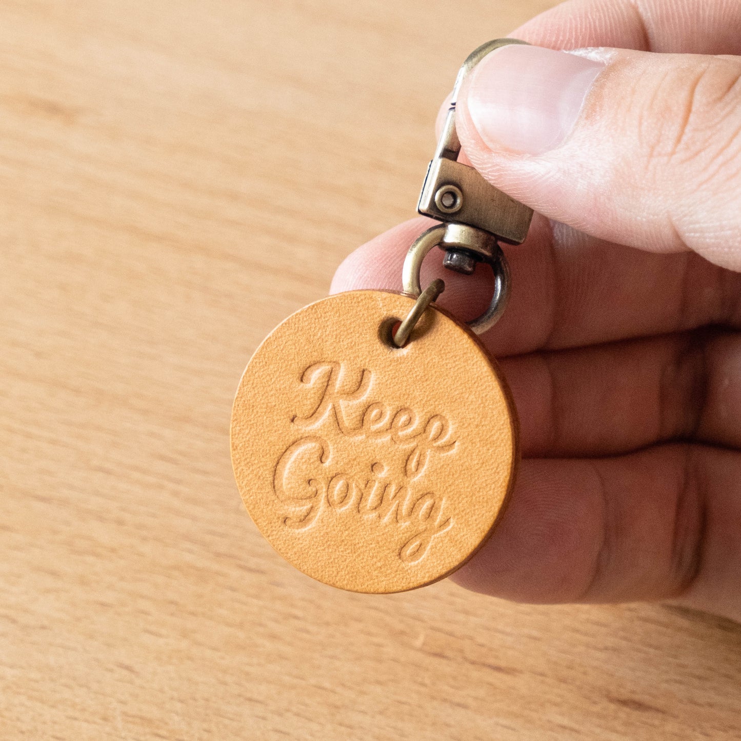 【拉瑪皮革】感性鑰匙圈｜精緻情侶幸運掛飾｜真皮手工製作｜汽車鑰匙圈